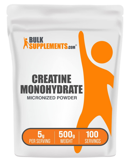 Creatine Monohydrate Powder - Micronized Creatine, Unflavored, Gluten Free, 5G (5000Mg) per Servings, 500G (1.1 Lbs) (Pack of 1)