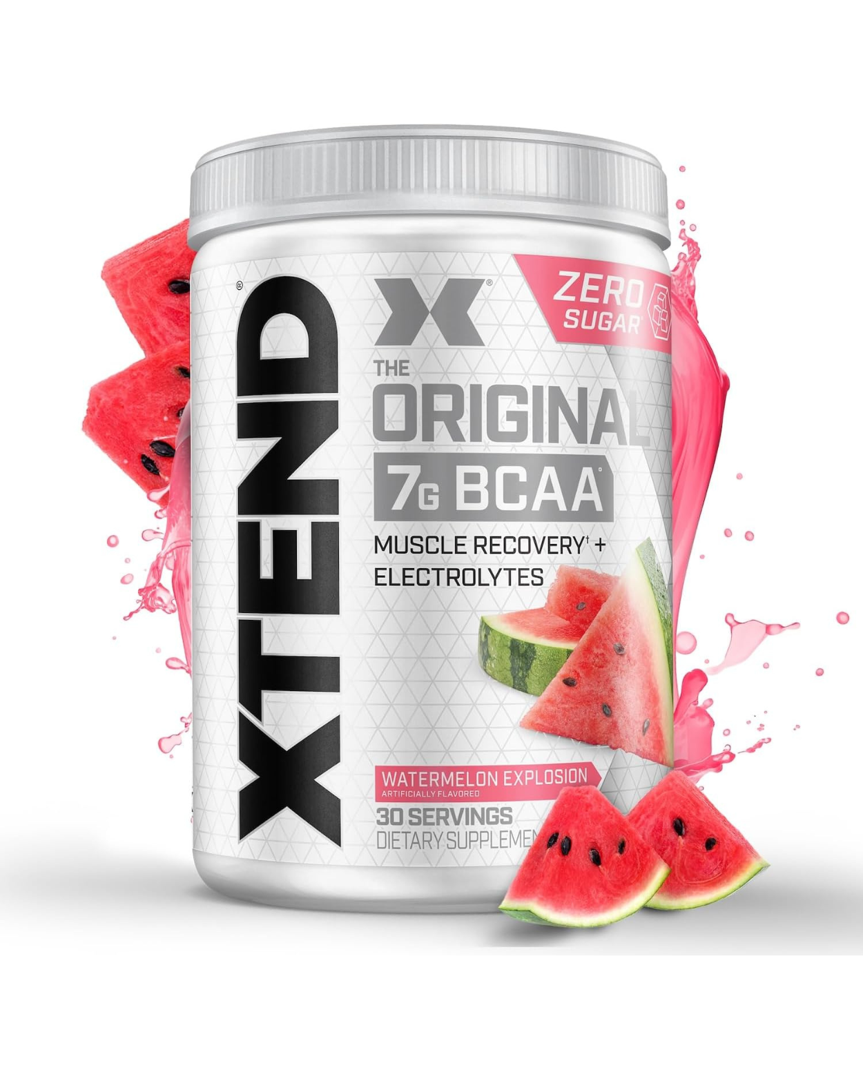 Xtend XTEND Original BCAA Powder, 7g BCAA and 2.5g L-Glutamine, Sugar Free Post Workout Muscle Recovery Drink with Amino Acids, 30 Servings