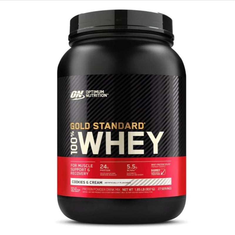 Optimum Nutrition Gold Standard Whey Protein Powder - 2 lbs of Premium Quality Protein for Optimal Muscle Support