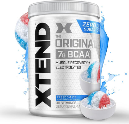 Xtend XTEND Original BCAA Powder, 7g BCAA and 2.5g L-Glutamine, Sugar Free Post Workout Muscle Recovery Drink with Amino Acids, 30 Servings