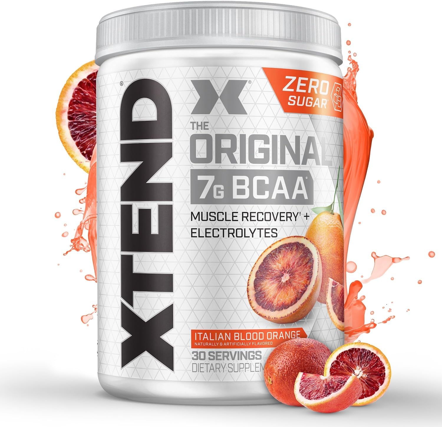 Xtend XTEND Original BCAA Powder, 7g BCAA and 2.5g L-Glutamine, Sugar Free Post Workout Muscle Recovery Drink with Amino Acids, 30 Servings