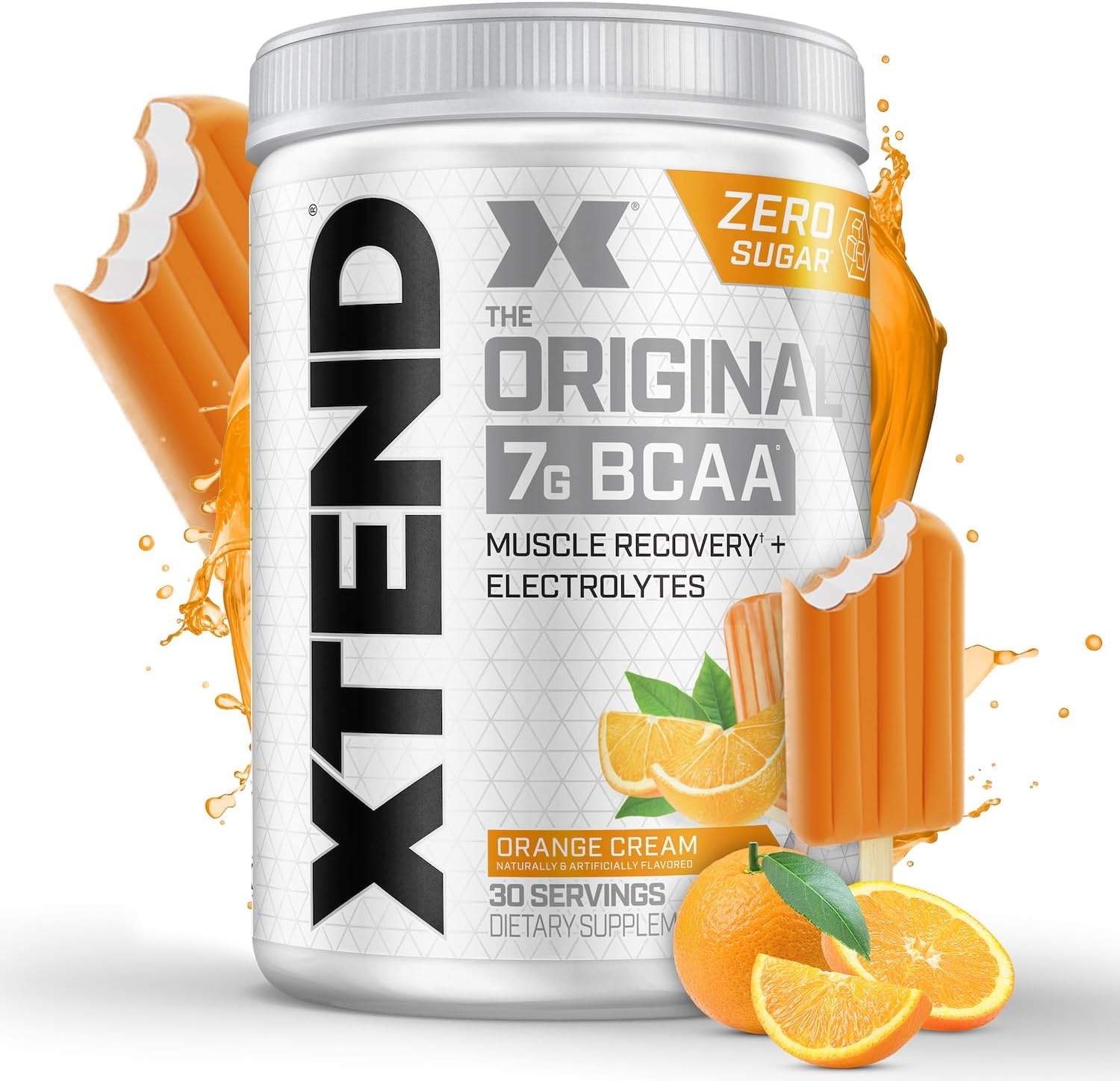 Xtend XTEND Original BCAA Powder, 7g BCAA and 2.5g L-Glutamine, Sugar Free Post Workout Muscle Recovery Drink with Amino Acids, 30 Servings