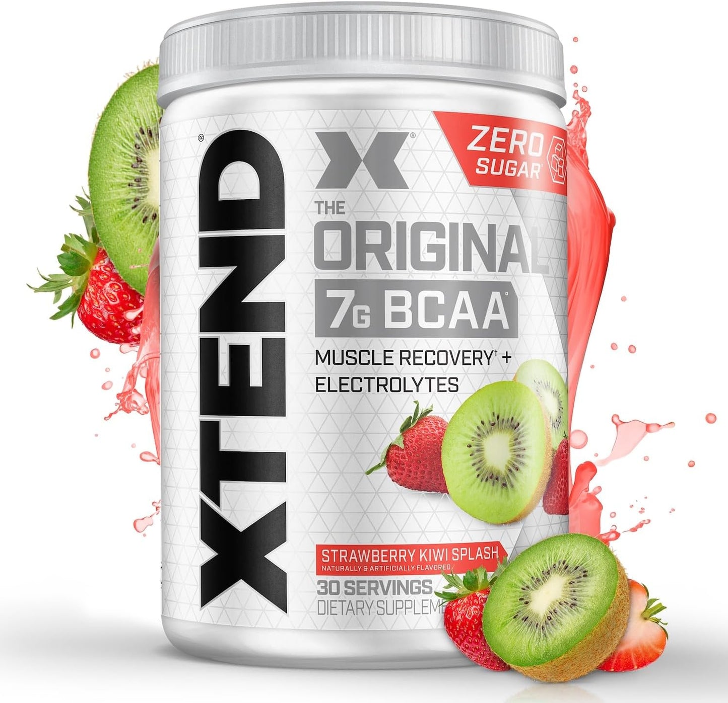 Xtend XTEND Original BCAA Powder, 7g BCAA and 2.5g L-Glutamine, Sugar Free Post Workout Muscle Recovery Drink with Amino Acids, 30 Servings