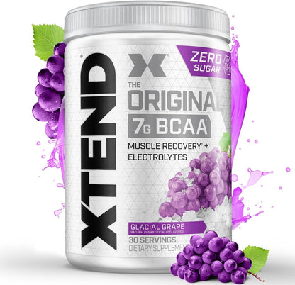 Xtend XTEND Original BCAA Powder, 7g BCAA and 2.5g L-Glutamine, Sugar Free Post Workout Muscle Recovery Drink with Amino Acids, 30 Servings