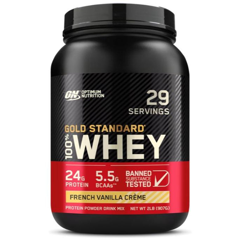 Optimum Nutrition Gold Standard Whey Protein Powder - 2 lbs of Premium Quality Protein for Optimal Muscle Support