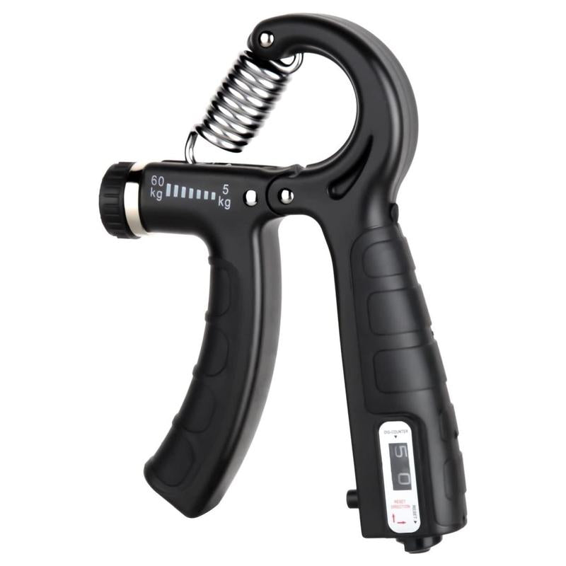 Adjustable Hand Grip Strengthener with Counter - 5-60Kg Non-Slip Exerciser for Ultimate Hand Strength Training - Gymtok Fitness Essential