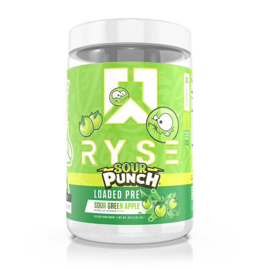 Ryse Supps Sour Punch Loaded Pre Green Apple