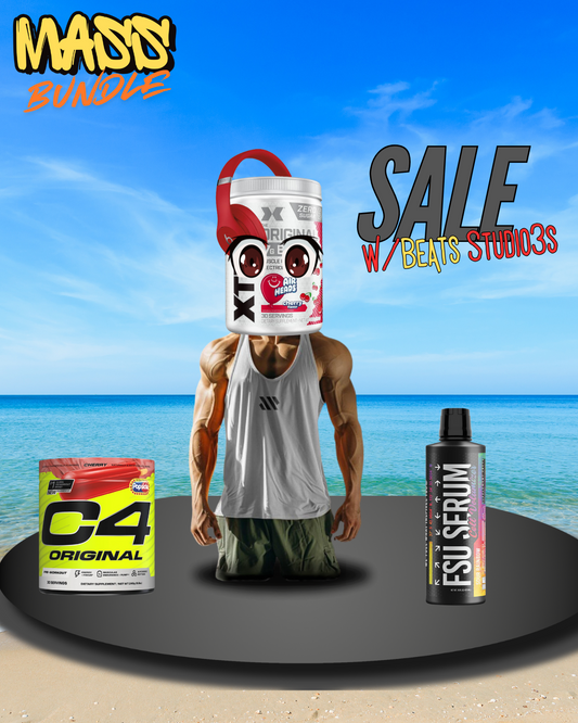 (TOP DEAL) The PUMP Pack - Beats Studio3 + FSU Serum Glycerol + C4 Original Pre + Xtend BCAAs Powder