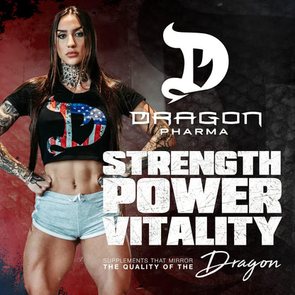 DRAGON PHARMA Venom Extreme Potency Pre-Workout - Laser Sharp Focus + Energy, Intense Performance, Proven Ingredients for Enhanced Vasodilation & Endurance (40 Servings)